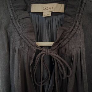LOFT Maternity Navy Sleeveless Top | S